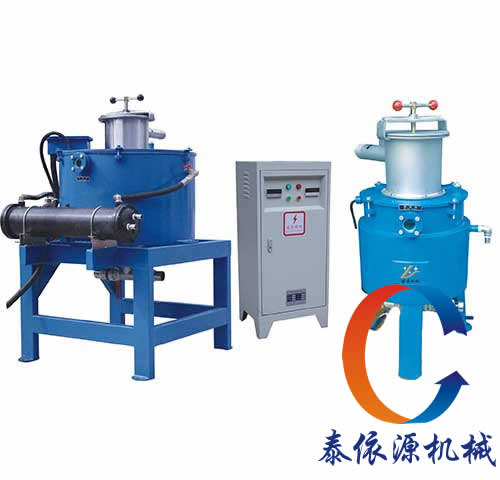 Wet electromagnet separator semi-automatic type